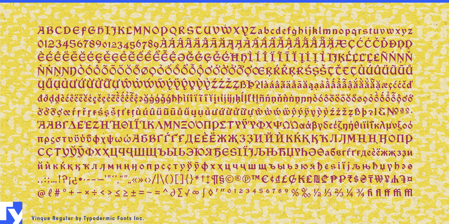 Vinque Font Poster #1