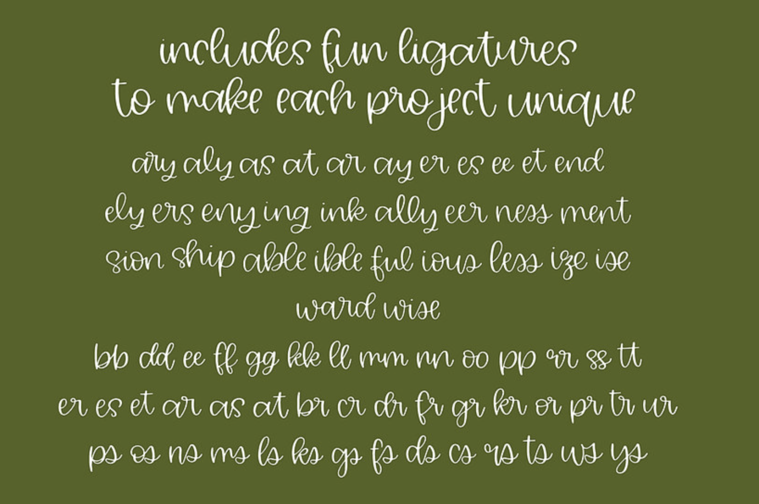 Wander Full Font Poster #4