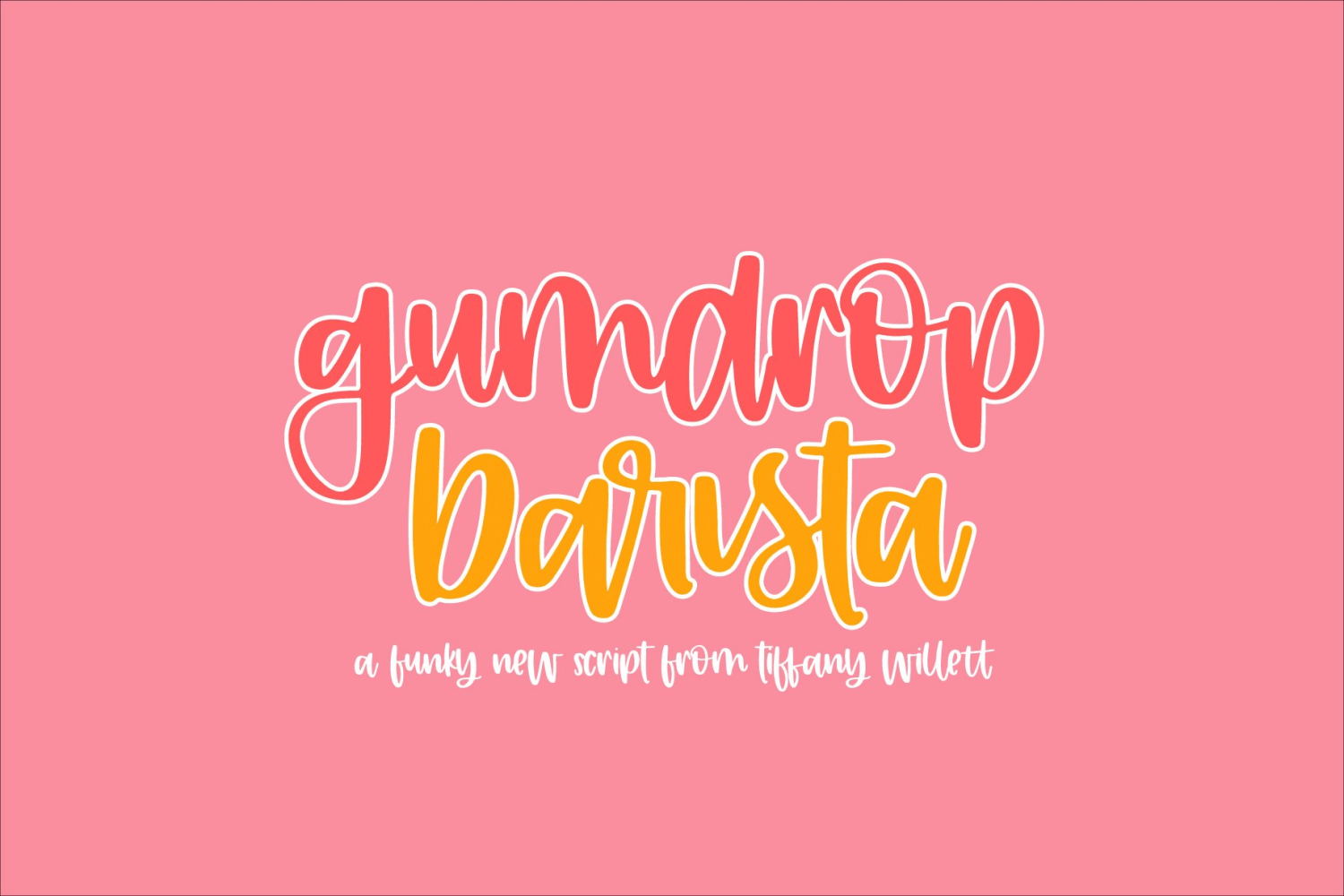 Gumdrop Barista Font Family Poster