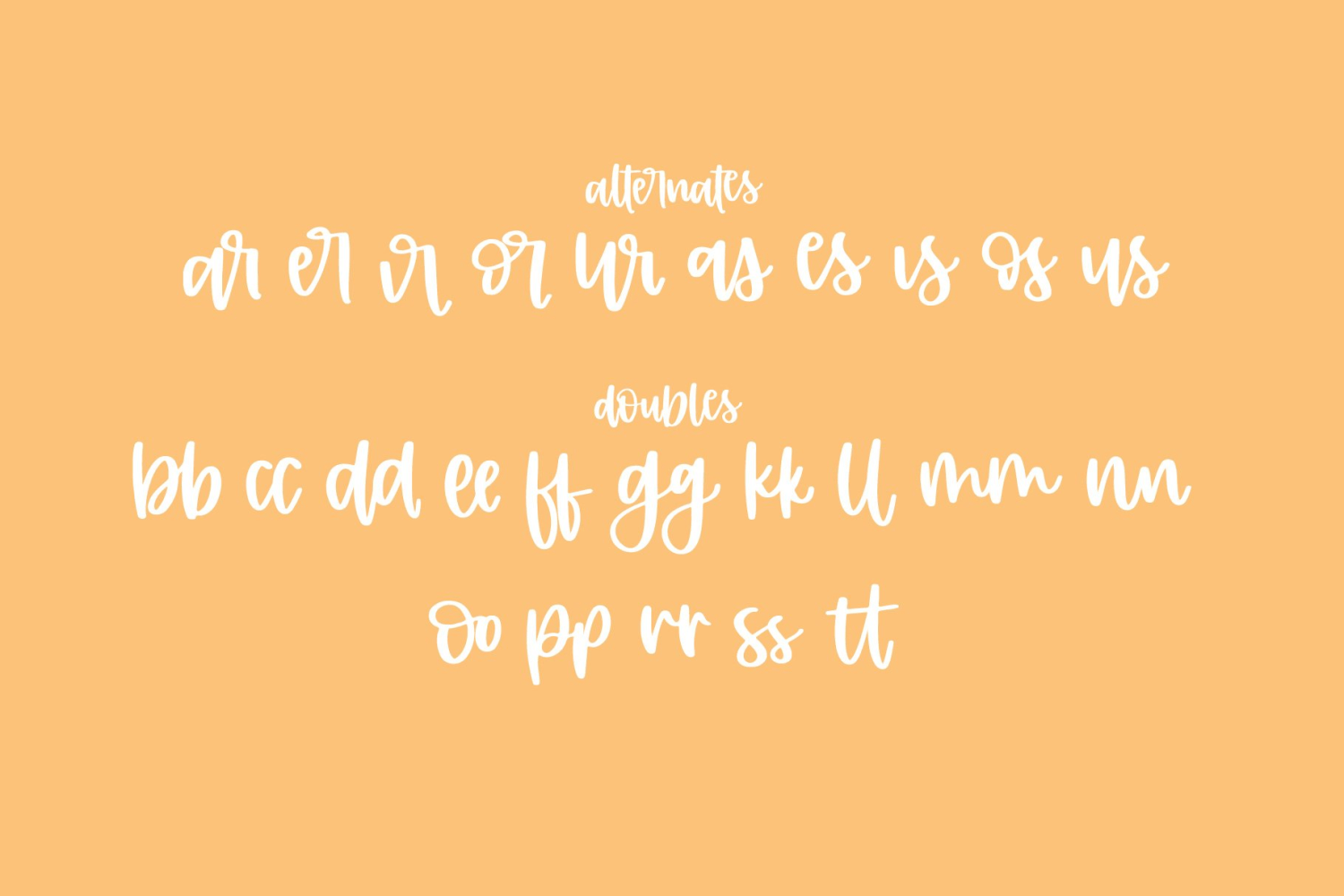 Gumdrop Barista Font Poster #4