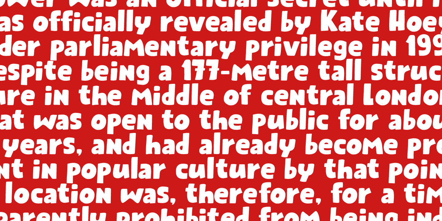 Public Secret Font Poster #1