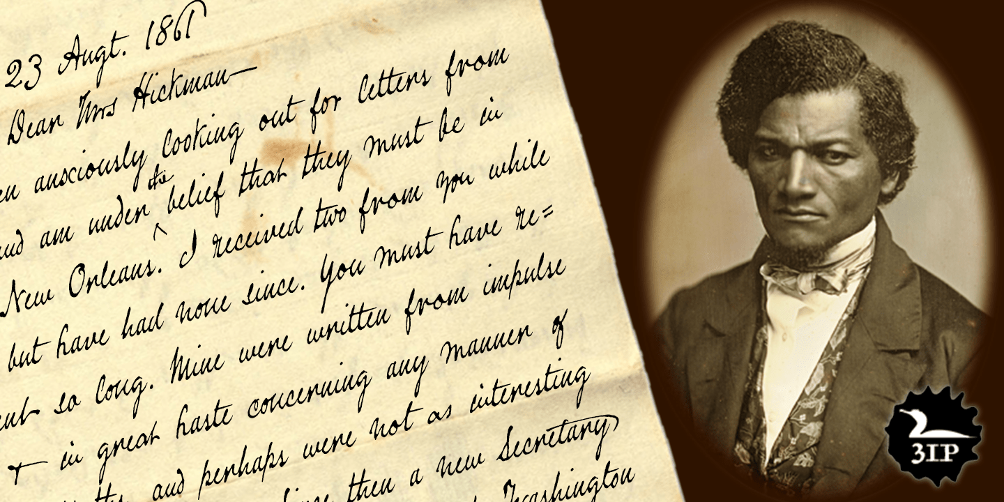 Douglass Pen Font Poster #1