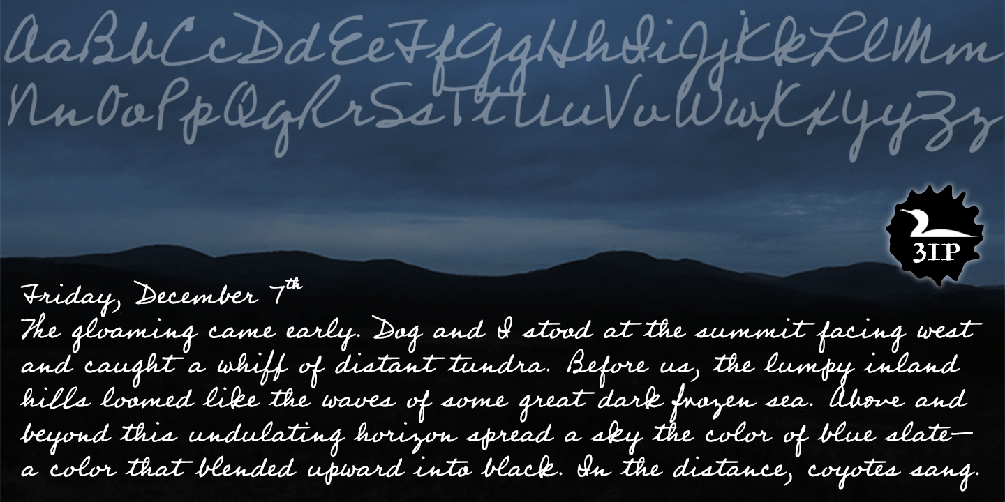 Professor Font Poster #1