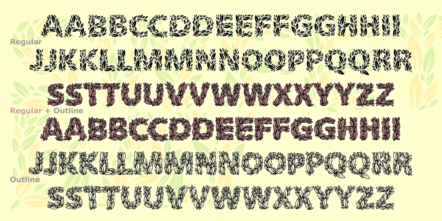 Sweet Bay Font Family Poster