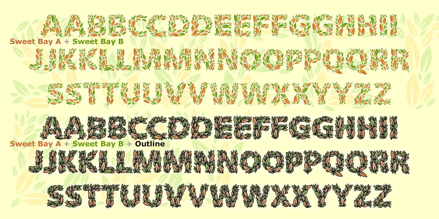 Sweet Bay Font Poster #1