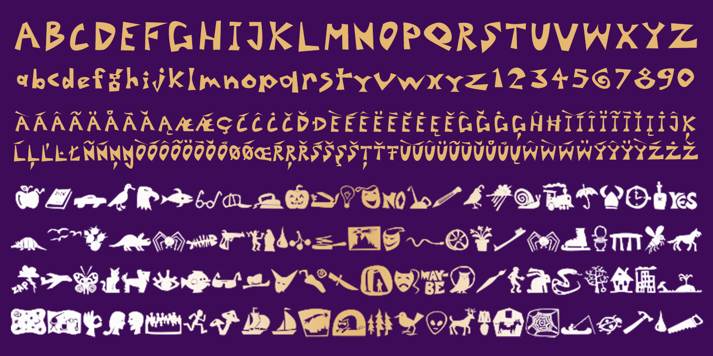 Speed Bump Font Poster #1