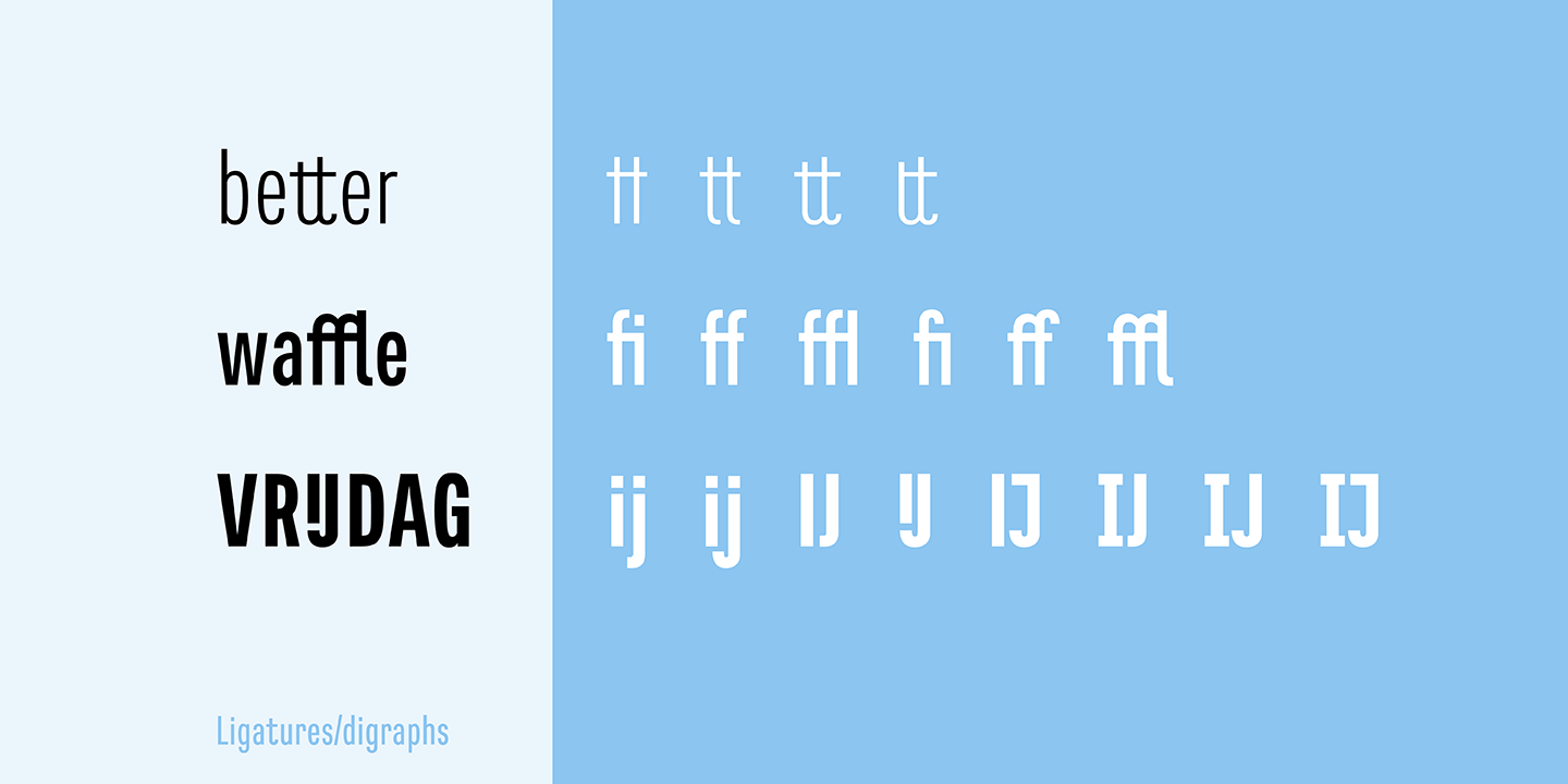 East Font Poster #1