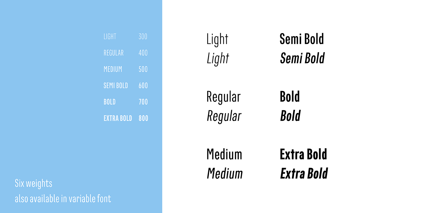 East Font Poster #1