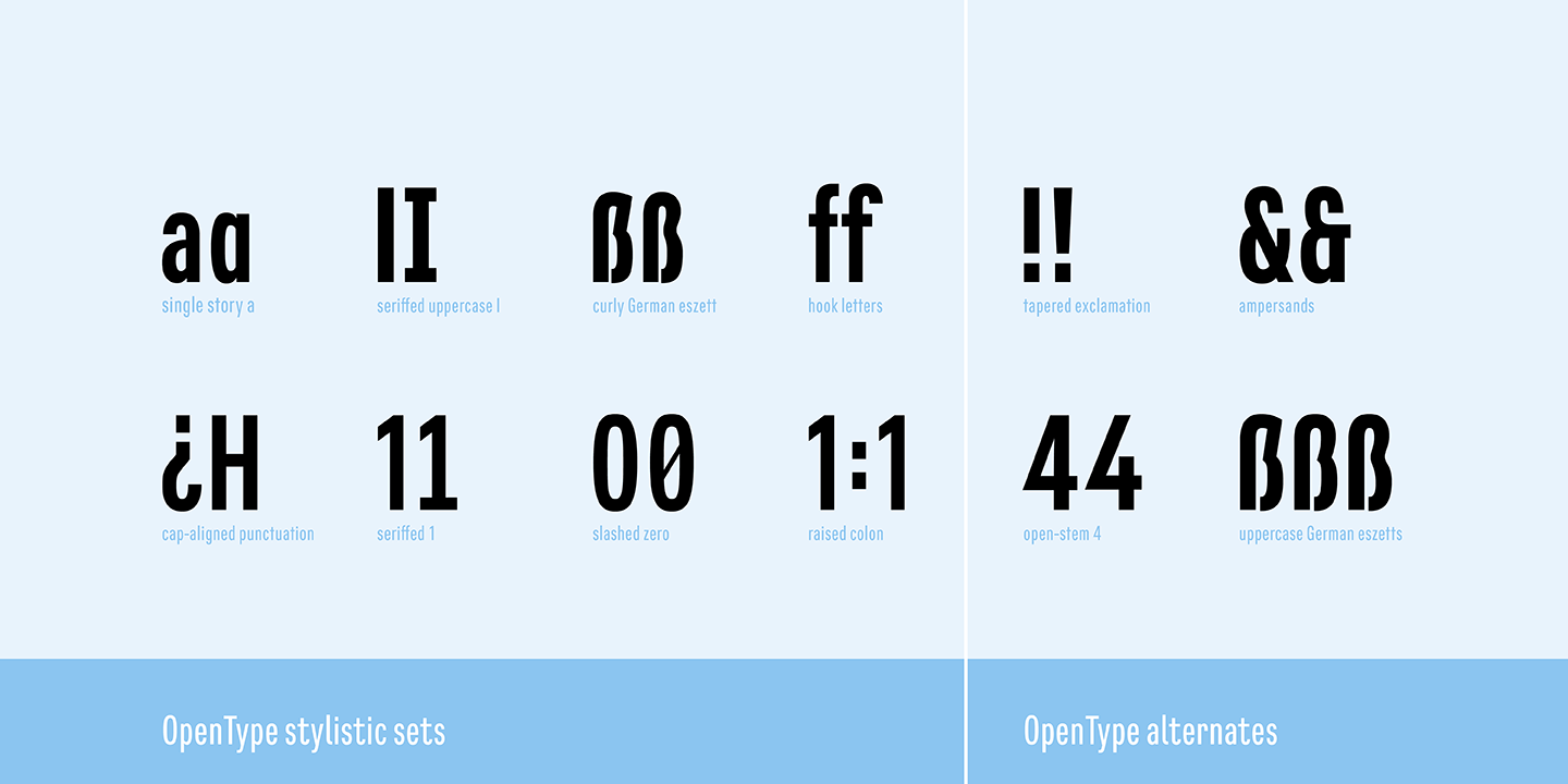 East Font Poster #1