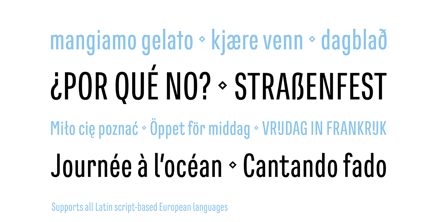 East Font Poster #1