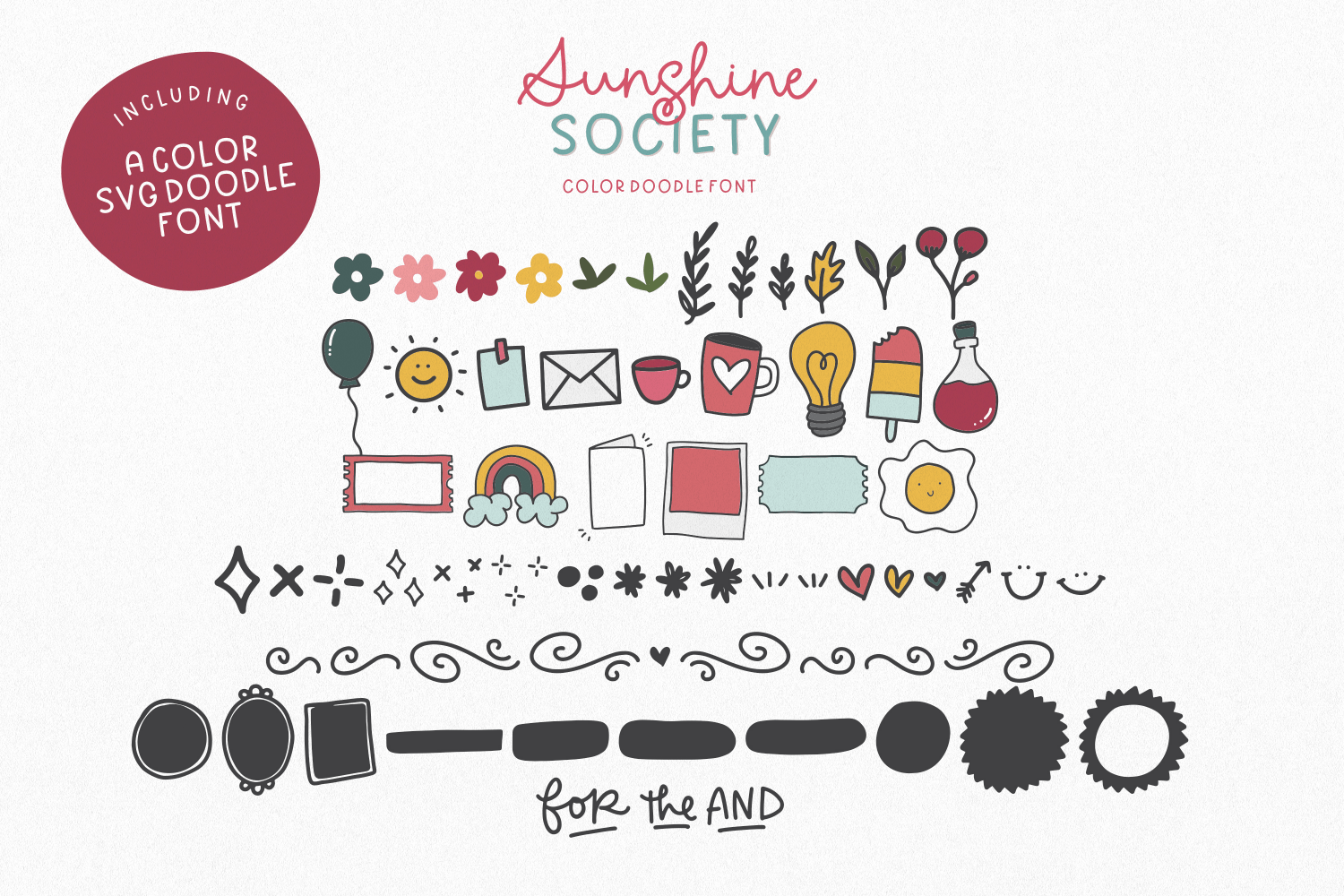 Sunshine Society Font Poster #1