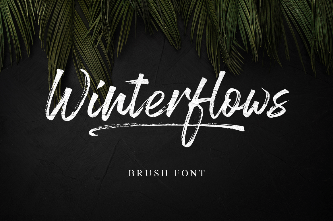 Winterflows Font Poster #1
