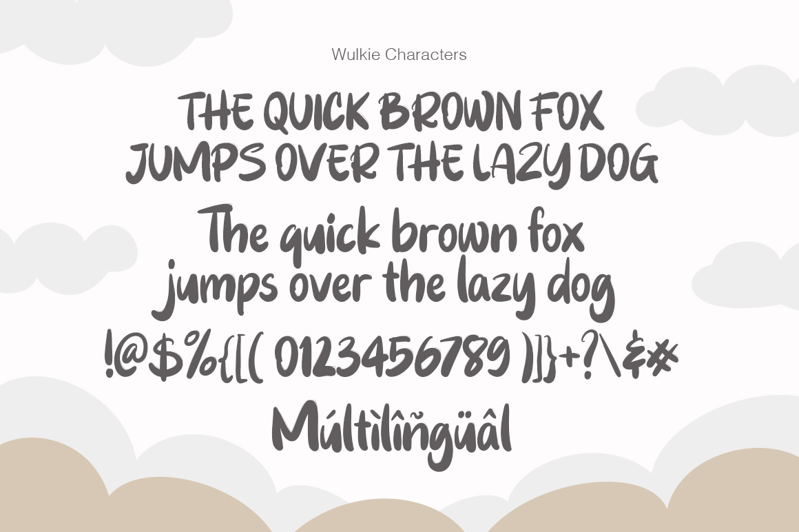 Wulkie Font Poster #1