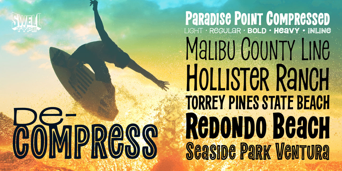 Paradise Point Font Poster #1