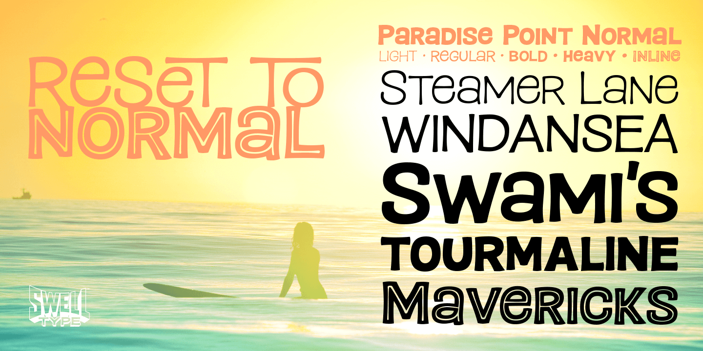 Paradise Point Font Poster #1