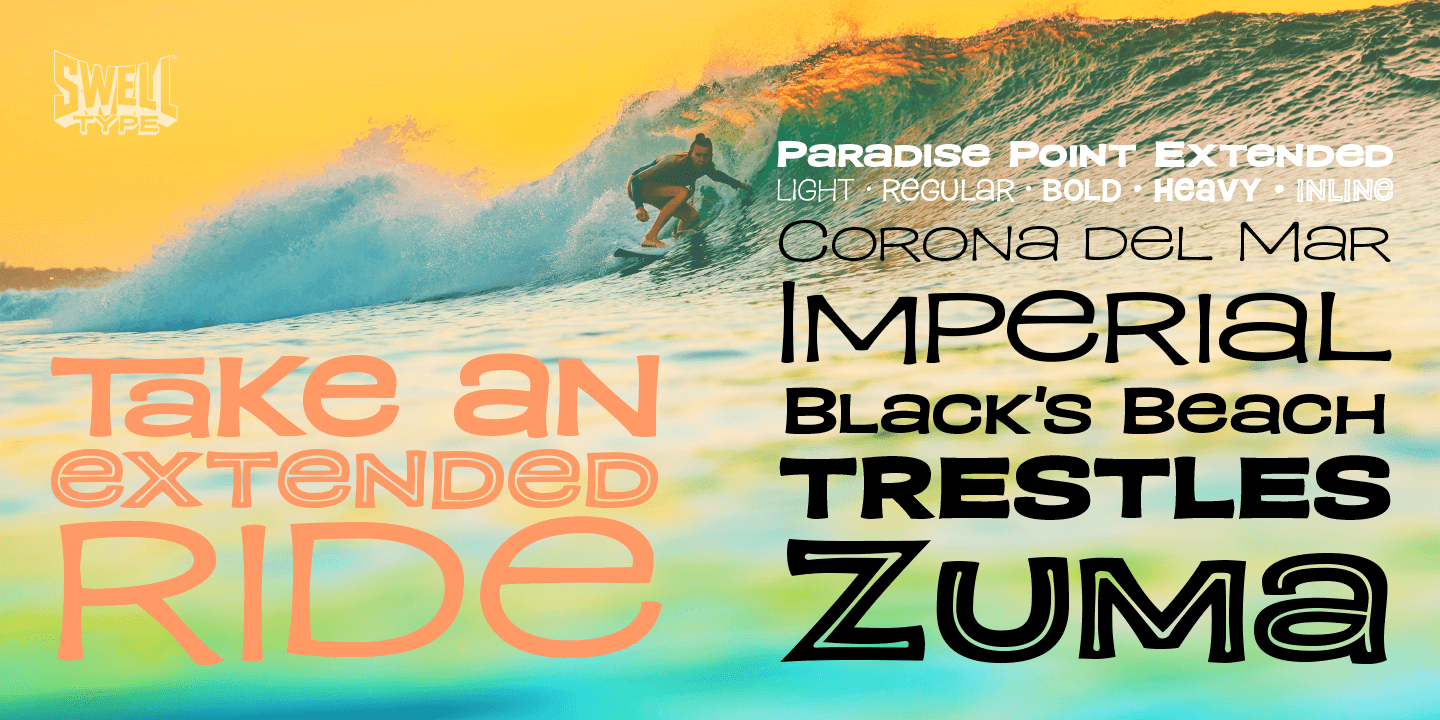 Paradise Point Font Poster #1