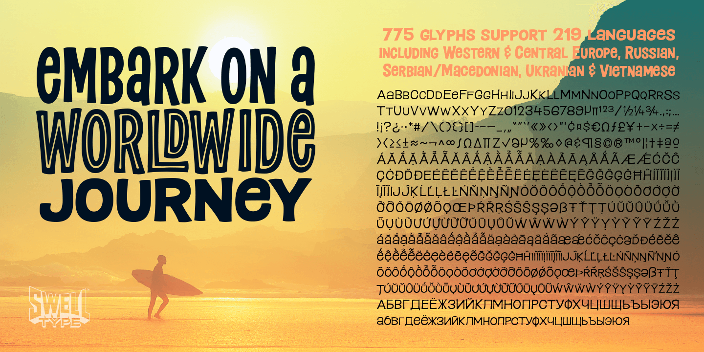Paradise Point Font Poster #1