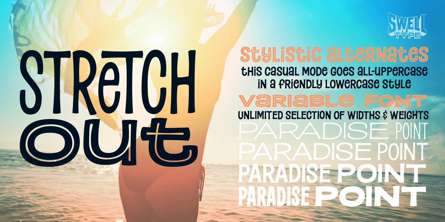 Paradise Point Font Poster #1