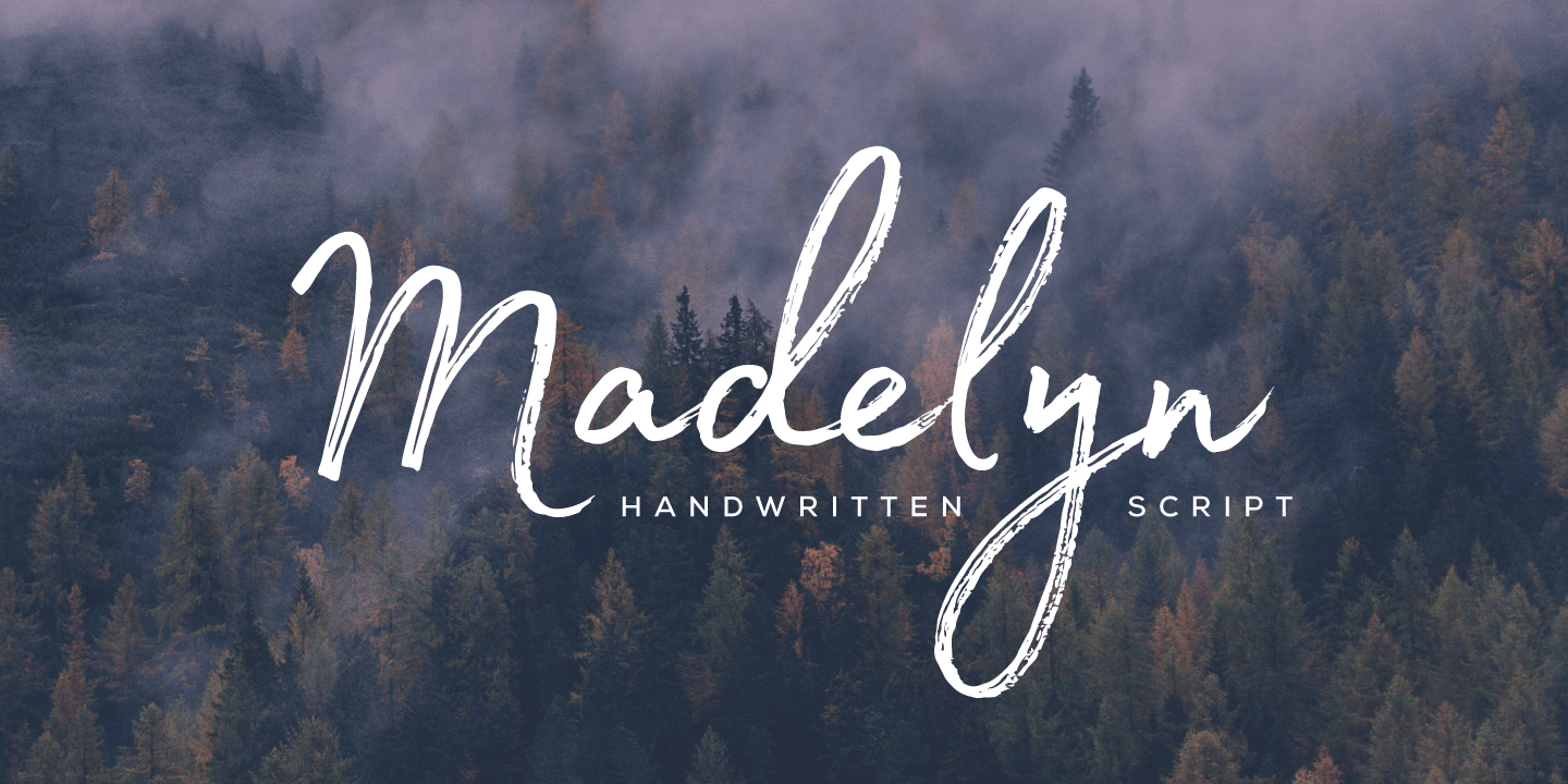 Madelyn Font Poster #1
