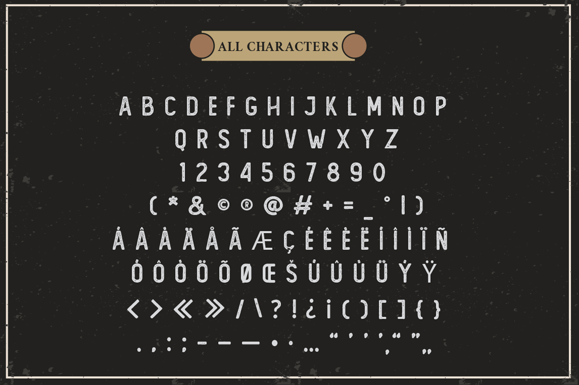 The Foregen Font Poster #1