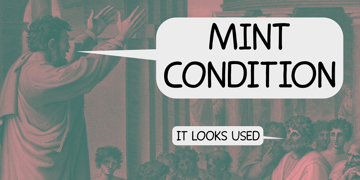 Mint Condition Font Poster #1