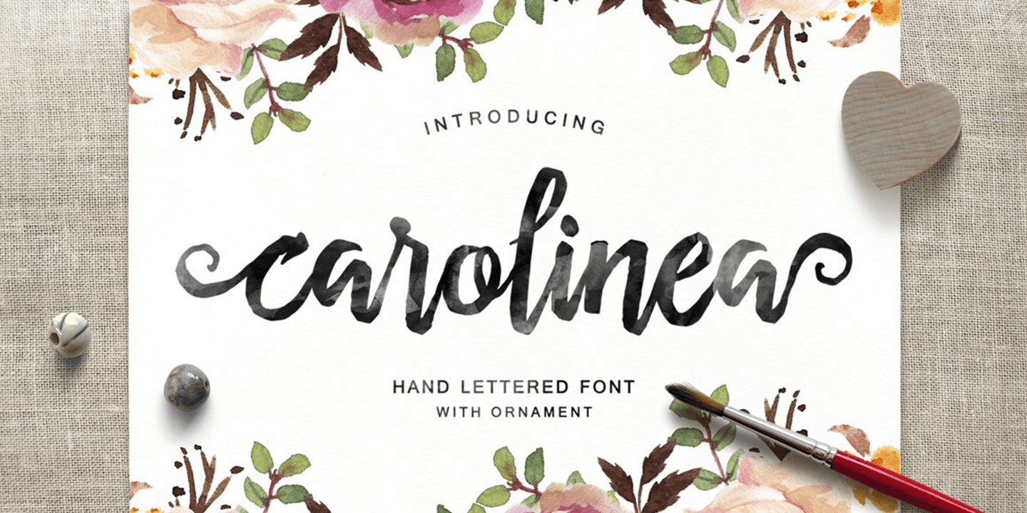 Carolinea Font Poster #1