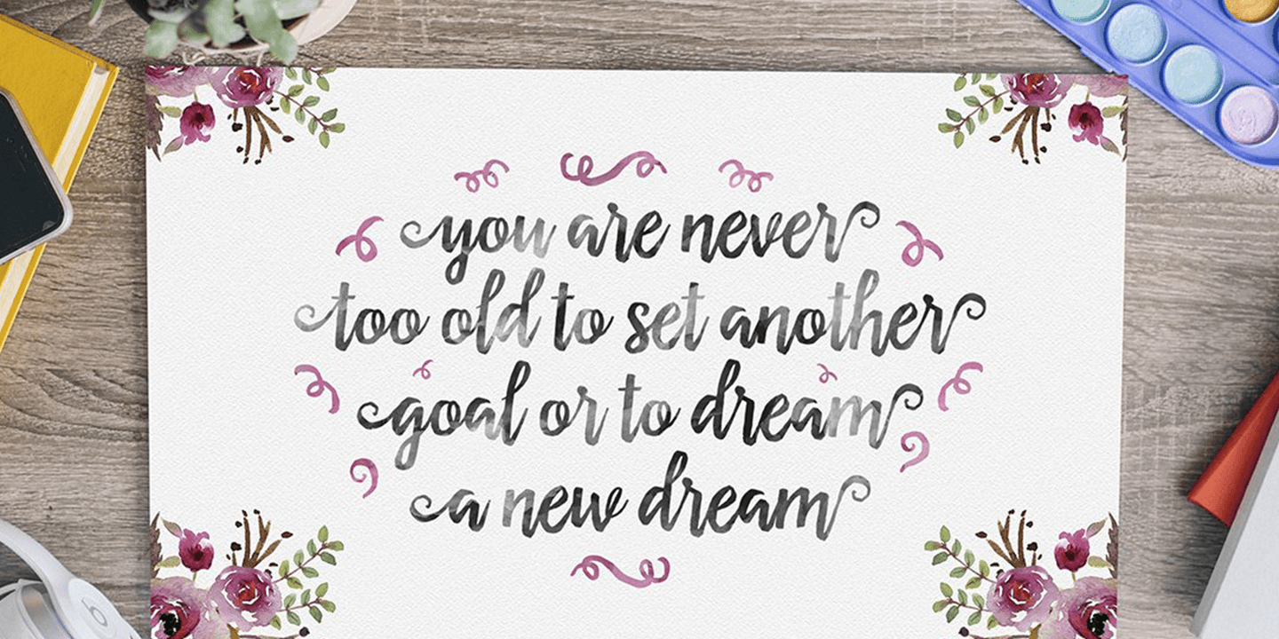 Carolinea Font Poster #1