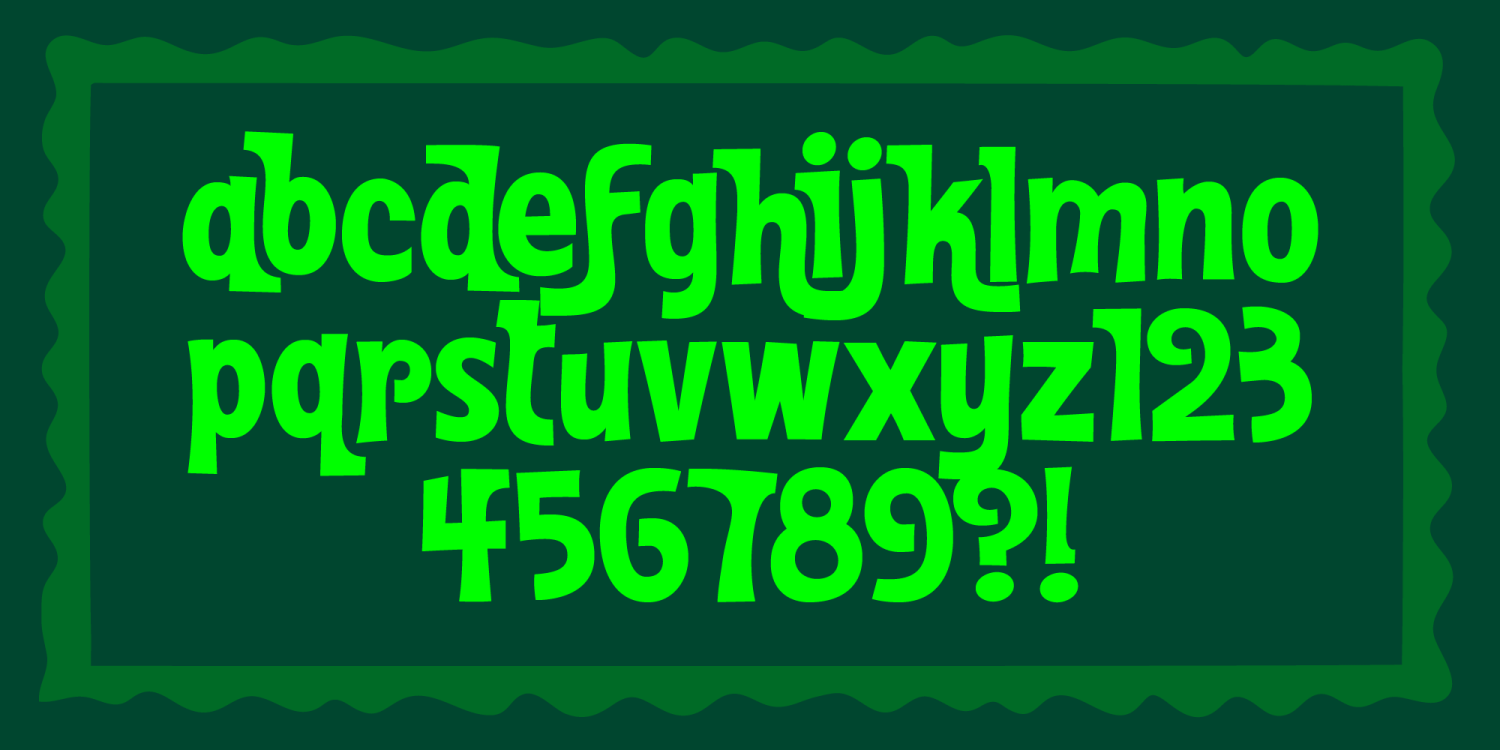Wonderkid Font Poster #1