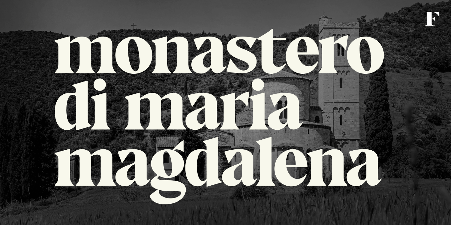 Abruzzo Font Poster #1