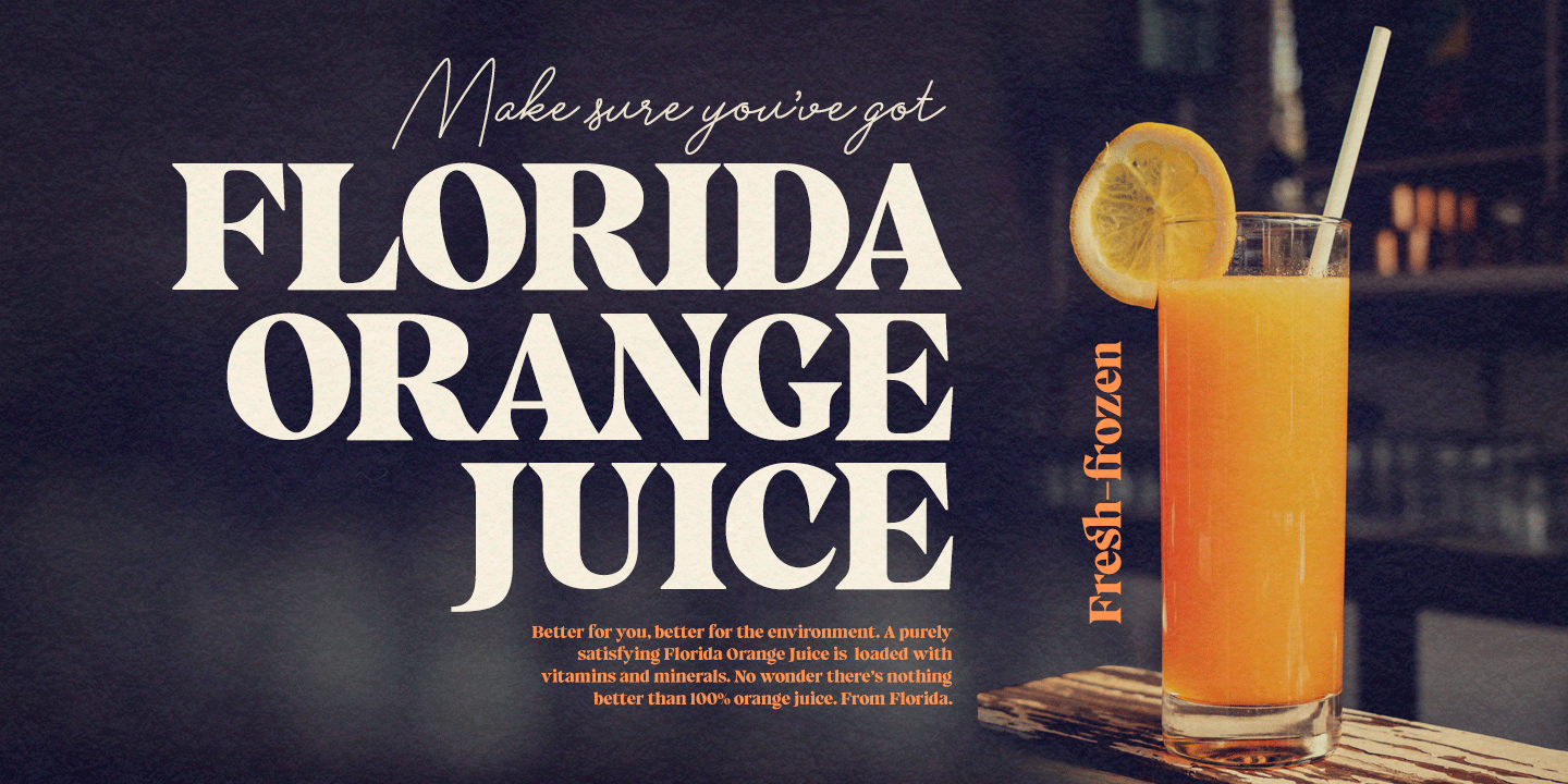 Abruzzo Font Poster #1