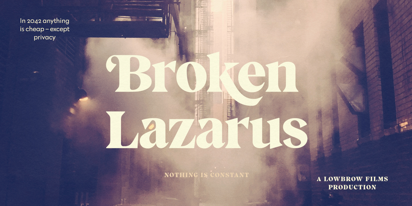 Abruzzo Font Poster #1