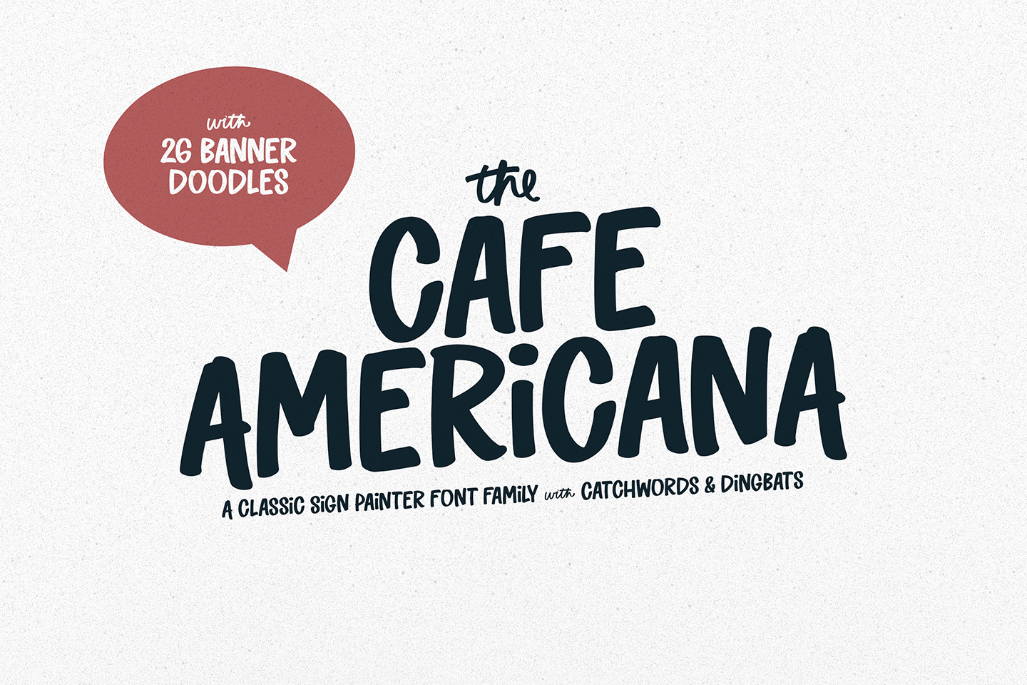 Cafe Americana Font Poster #1