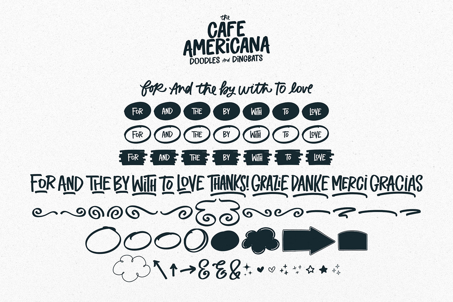 Cafe Americana Font Poster #1