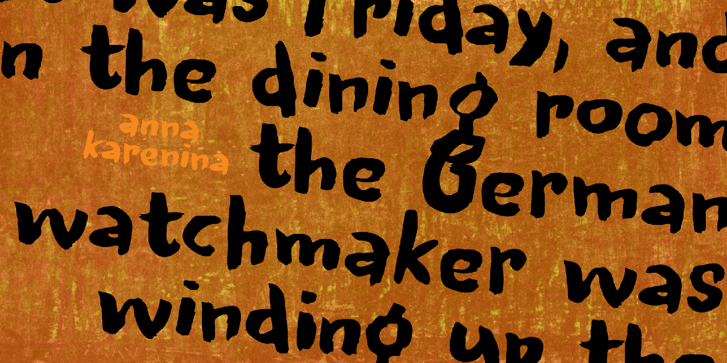 Fat Inker Font Poster #1