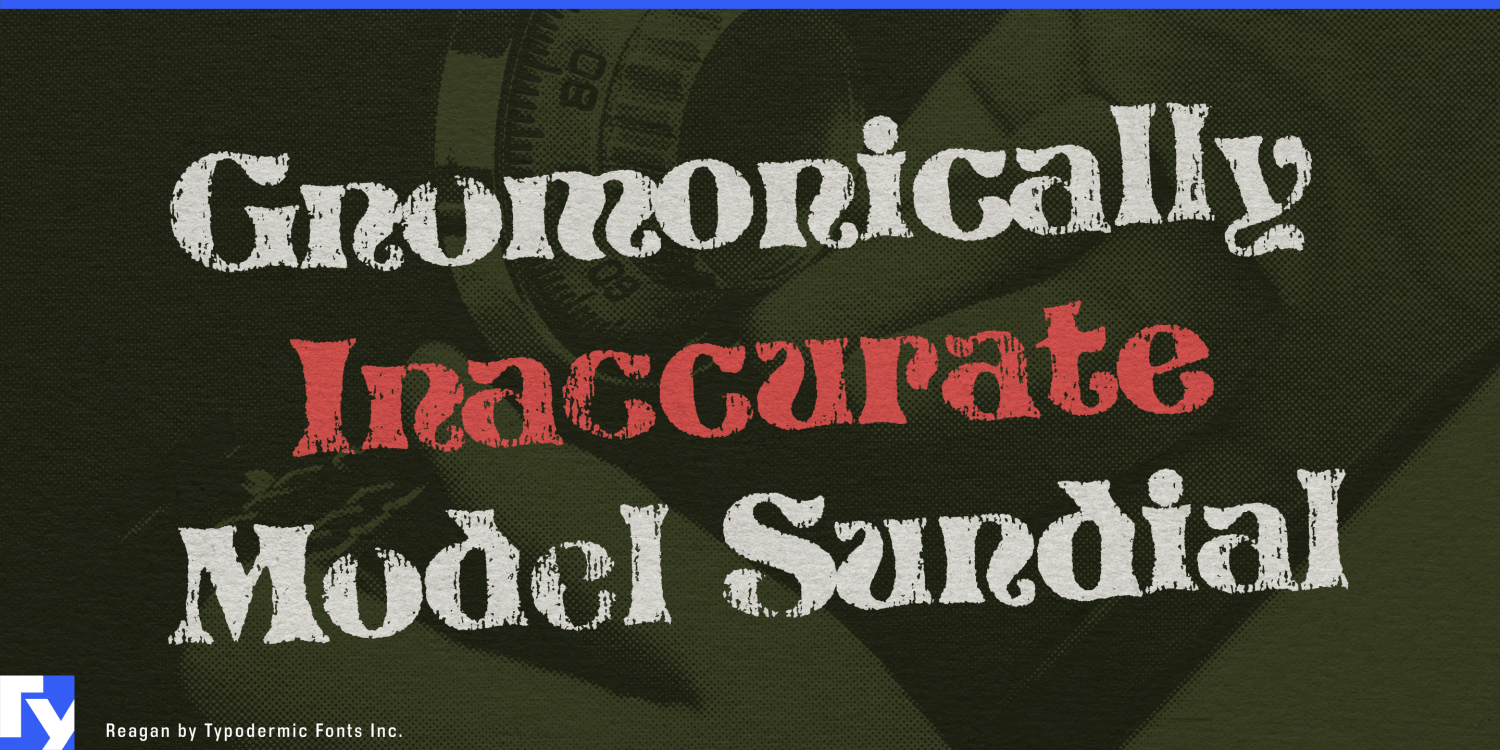 Reagan Font Poster #1