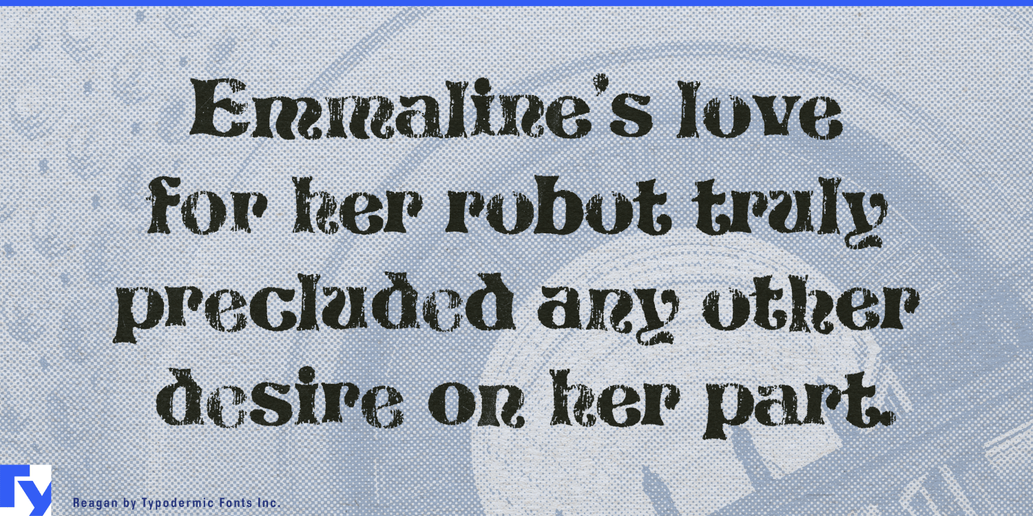Reagan Font Poster #1