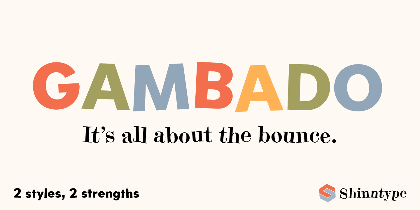 Gambado Font Poster #1