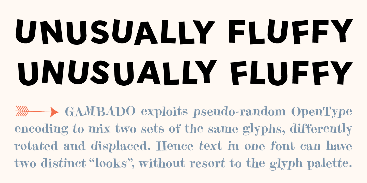 Gambado Font Poster #1