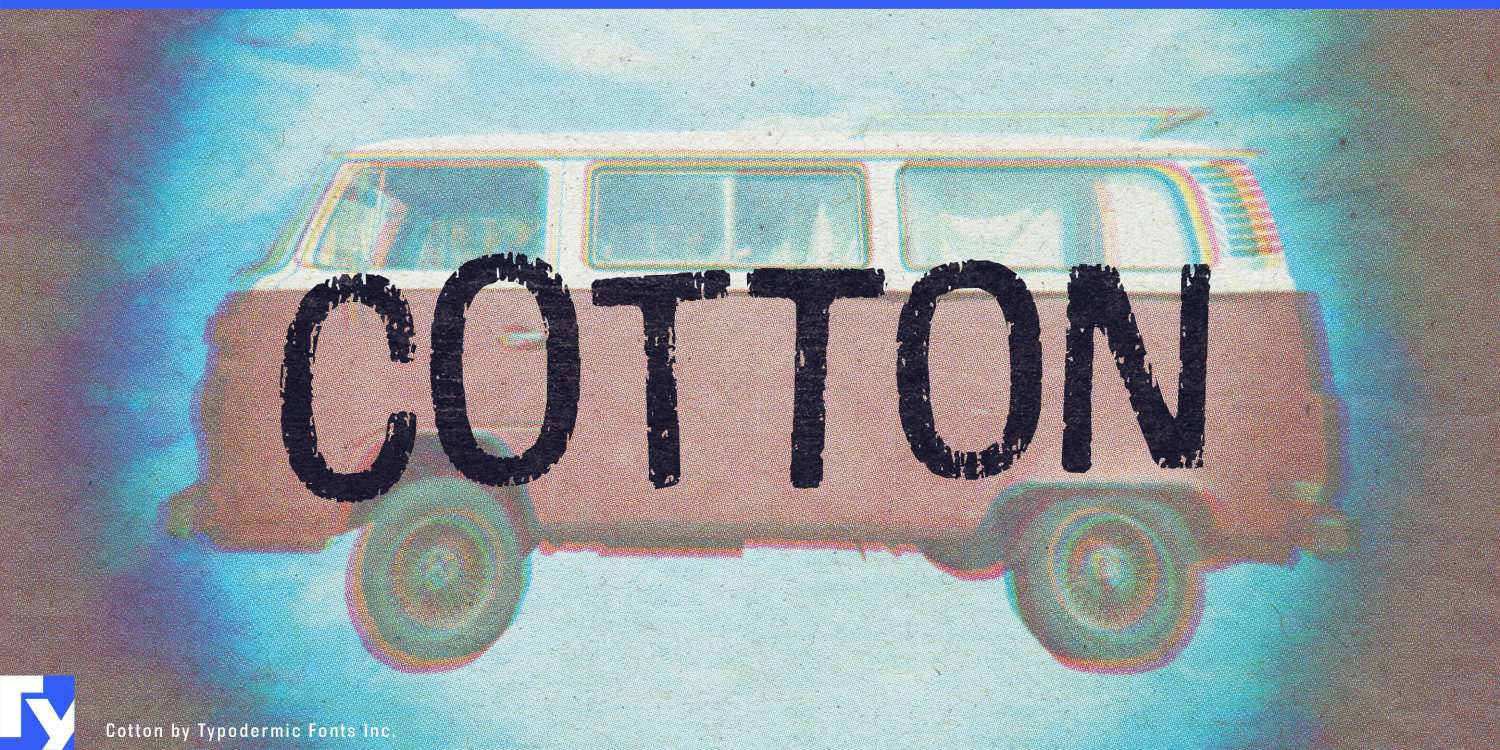 Cotton Font Poster #1