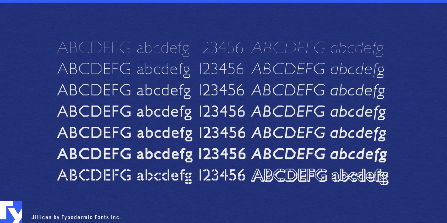 Jillican Font Poster #1