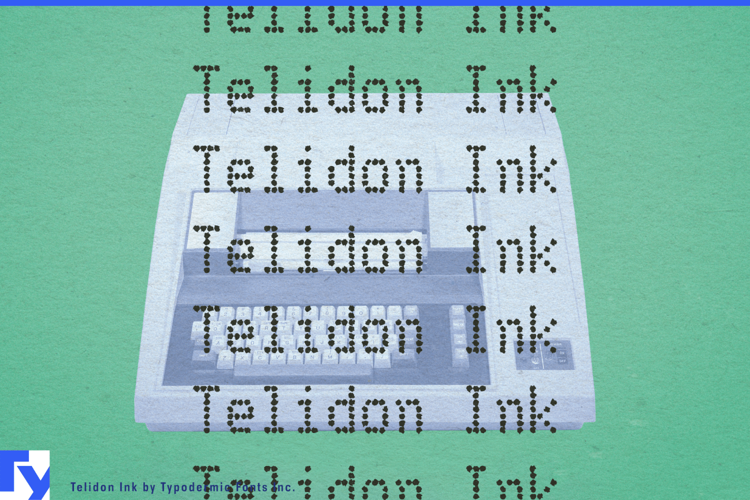 Telidon Ink Font Poster #1