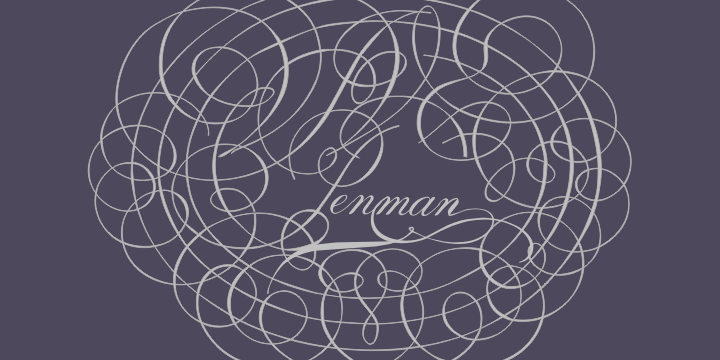 Indenture English Penman Font Family Poster
