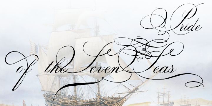 Indenture English Penman Font Poster #1