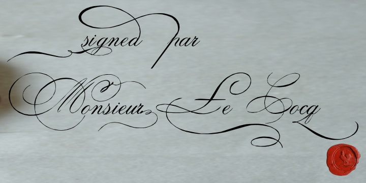 Indenture English Penman Font Poster #1