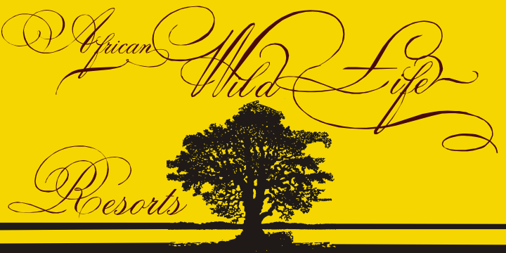 Indenture English Penman Font Poster #1
