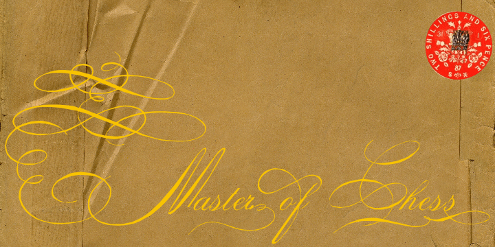 Indenture English Penman Font Poster #1