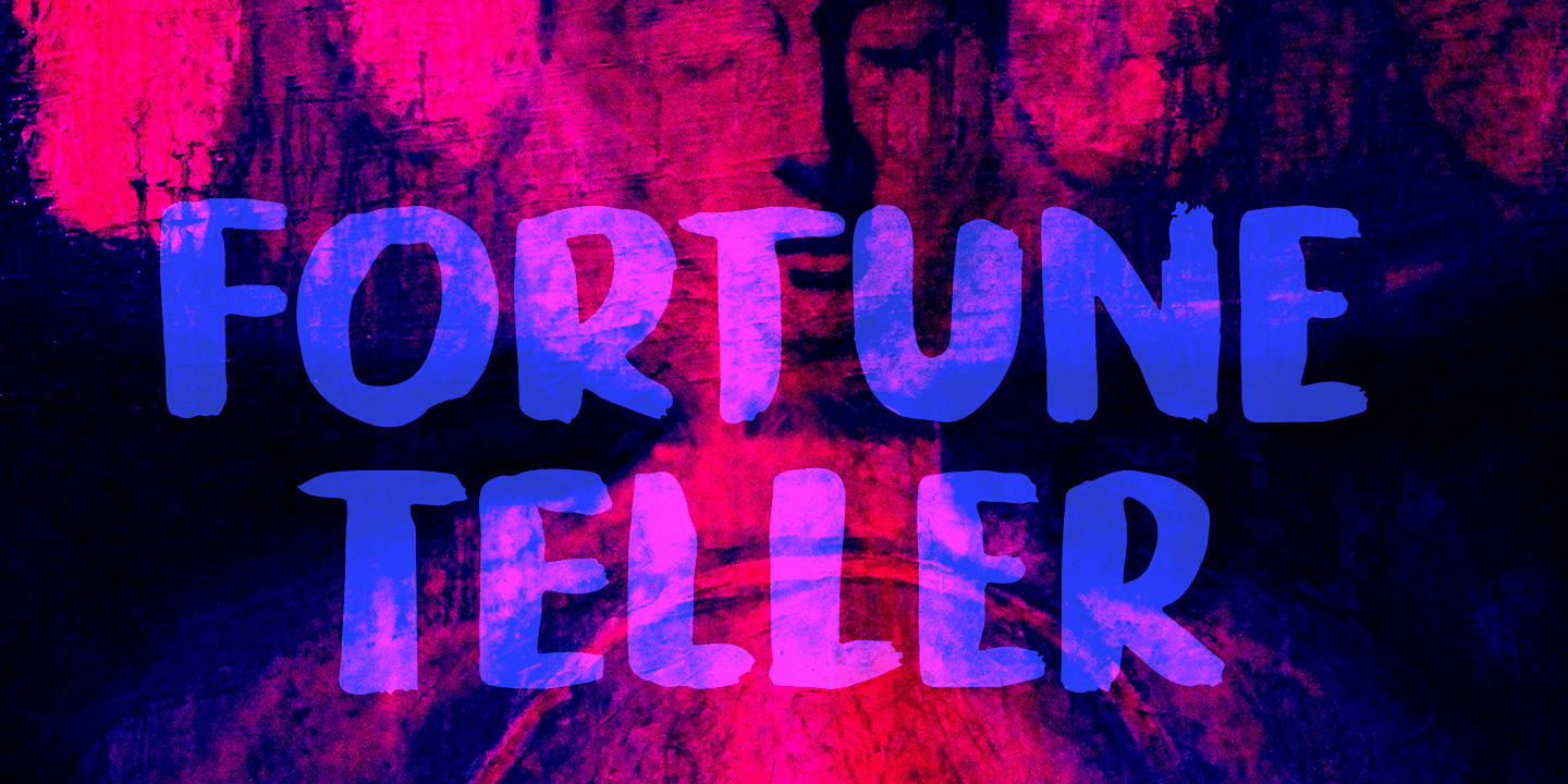 Fortune Teller Font Poster #1