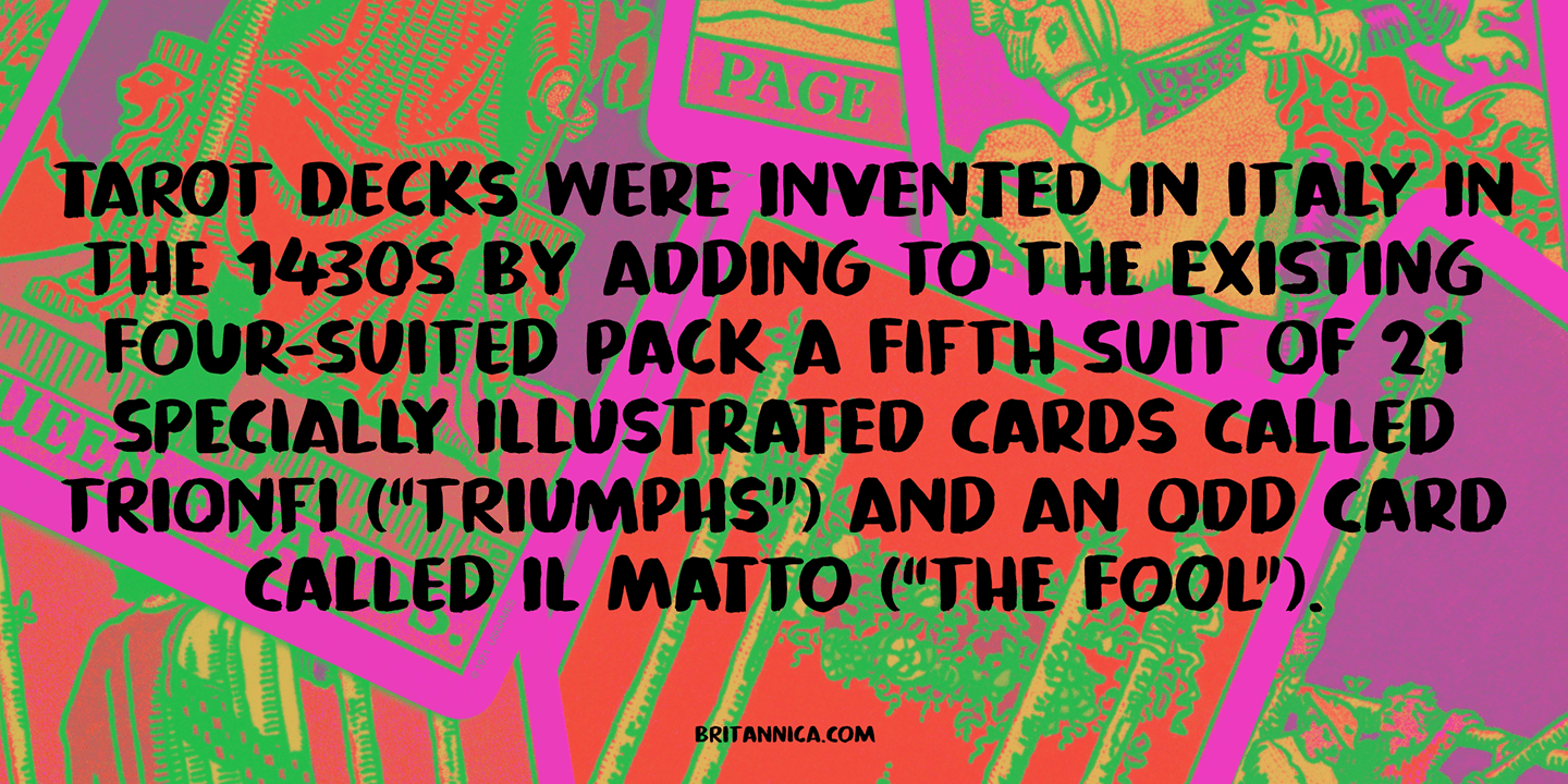 Fortune Teller Font Poster #1