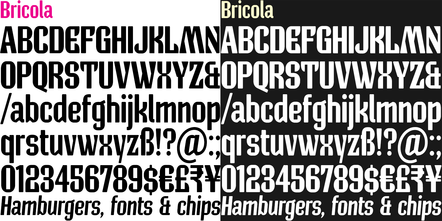 Bricola Font Poster #1