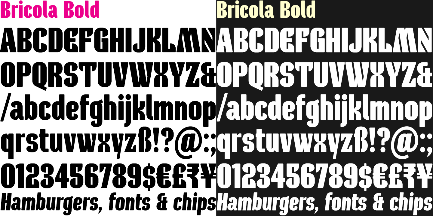 Bricola Font Poster #1